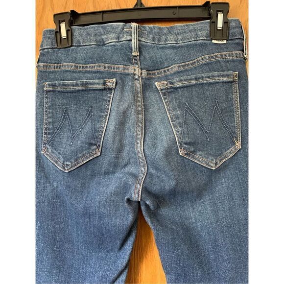 MOTHER‎ The Looker Ankle Fray Jeans in Girl Crush Blue Size 27 - Picture 7 of 12